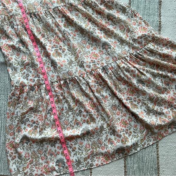 Tuckernuck The Ginger Floral Short Flutter Sleeves Maxi Dress Women’s Size XS - Picture 6 of 9